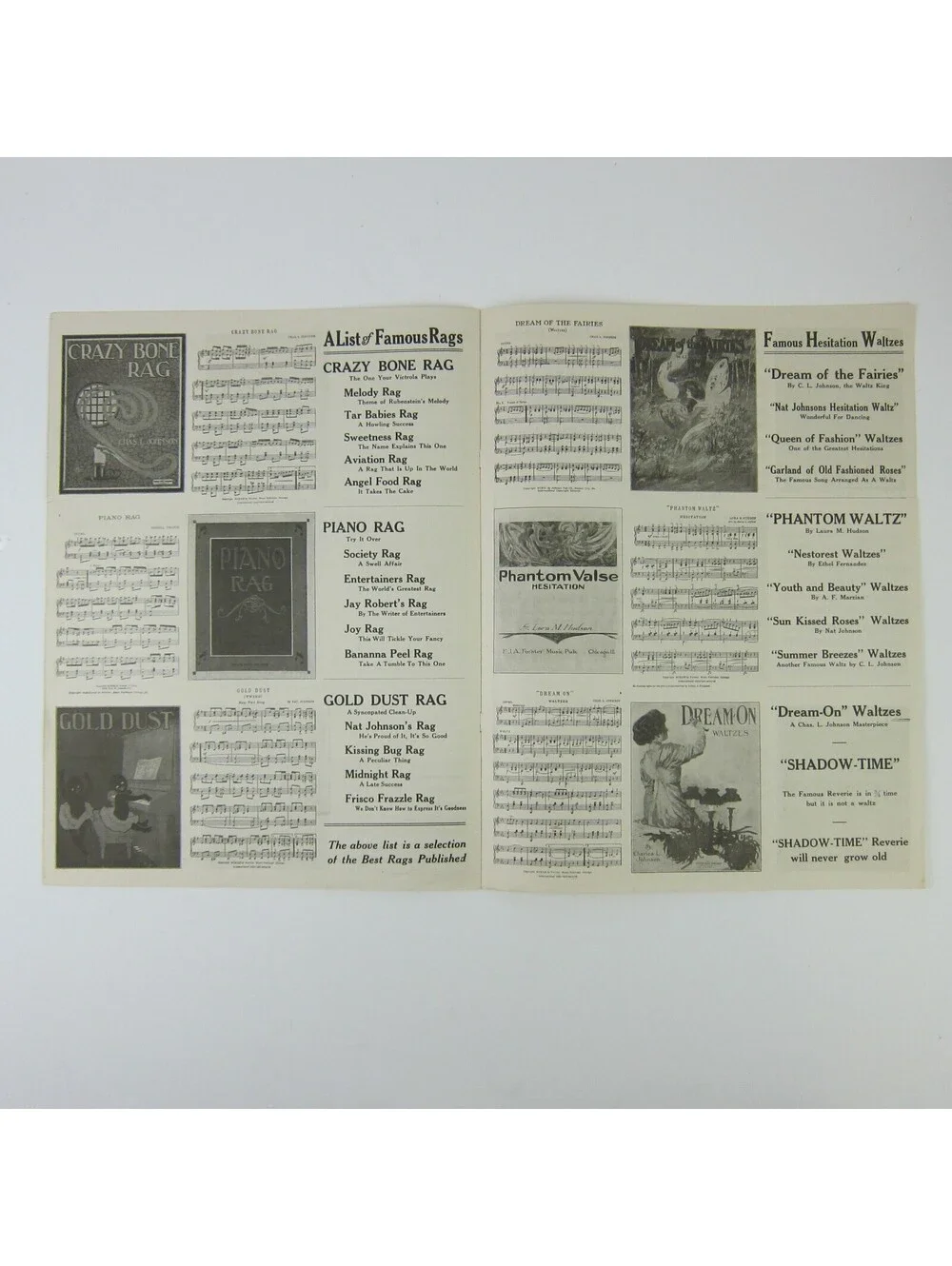 Sheet Music Catalog FJA Forster Music Chicago Illinois Advertising Antique 1914